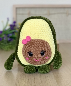 WYPRZEDAŻ Rękodzieło - Awokado wykonane na szydełku