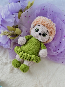 Rękodzieło - jeż wykonany szydełkiem