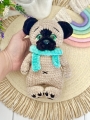 mops amigurumi, szydełkowy mops, amigurumi pies, pies na szydełku, ręcznie robiony mops, crochet pug, handmade dog toy, mops maskotka, prezent dla fana psów, szydełkowa zabawka pies