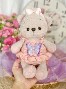 Rękodzieło - kot wykonany szydełkiem