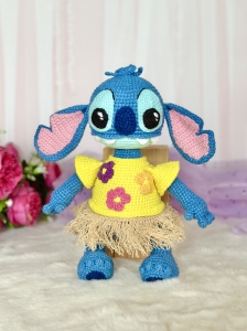 Rękodzieło - stitch wykonany szydełkiem