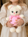 szydełkowy miś, miś handmade, maskotka szydełkowa, pluszak handmade, miś amigurumi, maskotka dla dziecka, ręcznie robiona maskotka, szydełkowy pluszak, amigurumi miś, prezent na roczek,