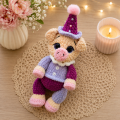 szydełkowa świnka, świnka amigurumi, maskotka szydełkowa, ręcznie robiona maskotka, maskotka handmade, pluszowa świnka, prezent dla dziecka, amigurumi Polska, zabawka szydełkowa, 100% handmade, miękka maskotka szydełkowa, maskotka na prezent